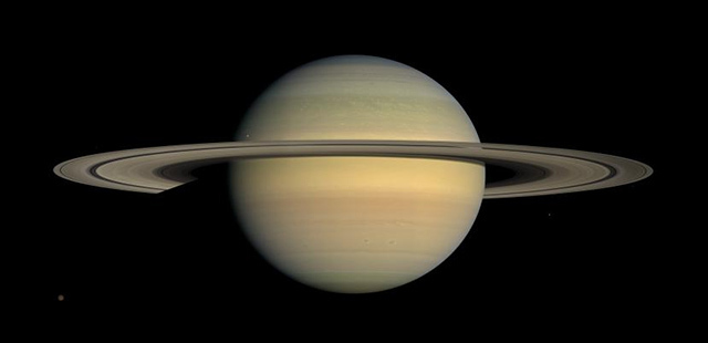 2008年に撮影した土星