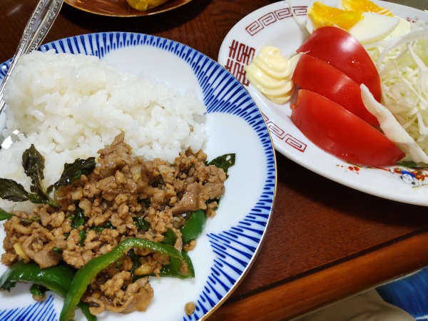 タイ料理のガパオライス