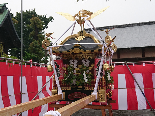 令和5年 茅ヶ崎市本村 八坂神社神輿修復記念渡御