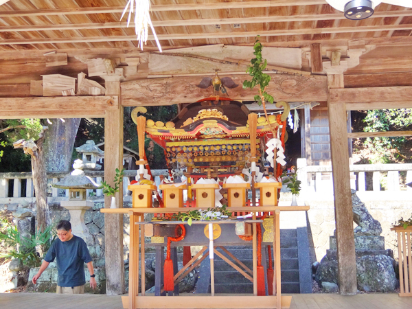 令和5年 伊豆松崎町の秋まつり 舟寄神社例大祭 神輿