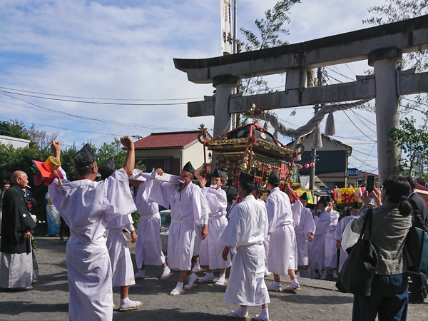 令和5年 伊東市富戸 三島神社例大祭 神輿渡御 お上り