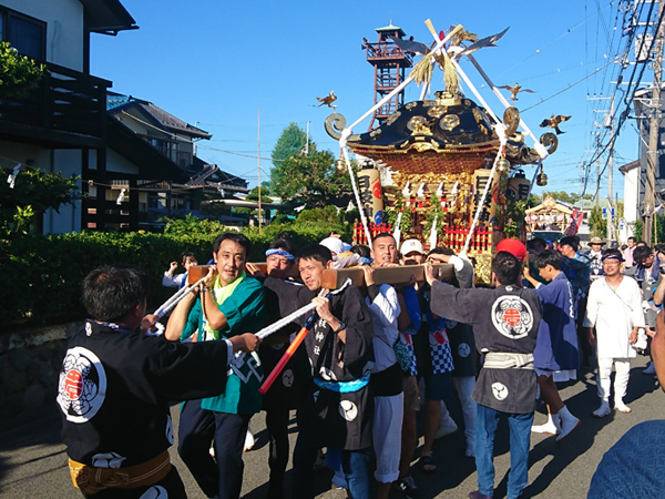 令和5年 神奈川県平塚市中原 日枝神社奉祝祭 神輿渡御
