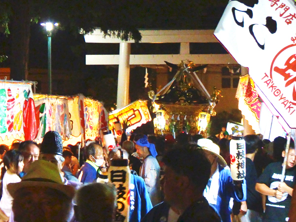 令和5年 神奈川県平塚市中原 日枝神社奉祝祭 神輿宮入