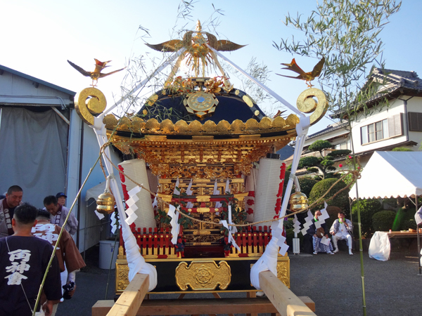 令和5年 神奈川県平塚市四之宮 前鳥神社 大神輿修復後初の例大祭