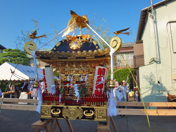2023年 神奈川県平塚市四之宮 前鳥神社 大神輿修復後初の例大祭