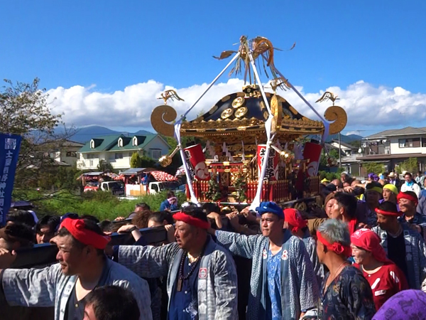 2023年 神奈川県平塚市土屋 熊野神社例大祭　神輿渡御
