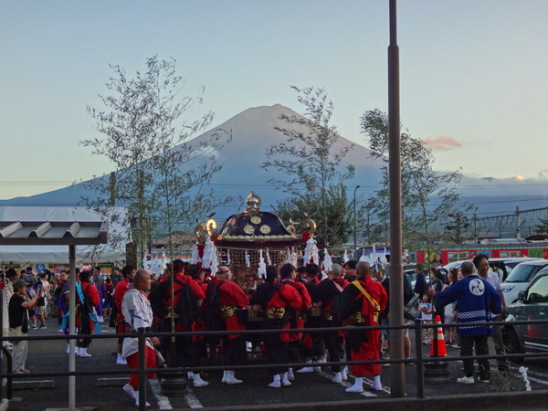令和5年 富士河口湖町船津 筒口神社・八王子神社秋季例大祭 神輿渡御