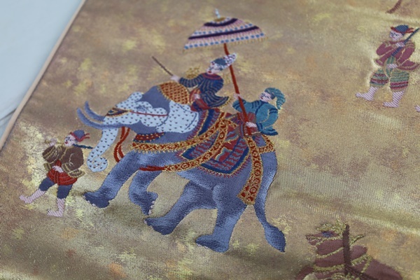 インド宮廷絵画袋帯2