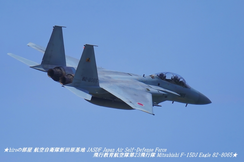 hiroの部屋 航空自衛隊新田原基地 JASDF Japan Air Self-Defense Force 飛行教育航空隊第23飛行隊 Mitsubishi F-15DJ Eagle 82-8065