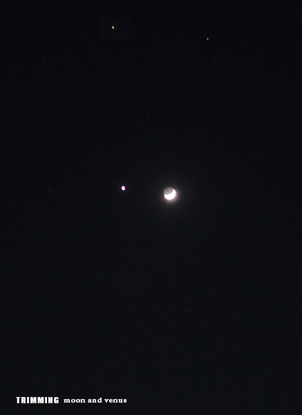 月と金星2
